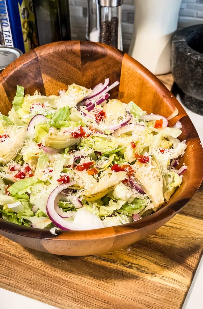 St Louis Original Italian Salad in bowl. 