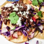 featured image carne asada tostada.