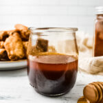 A picture of hot honey sauce