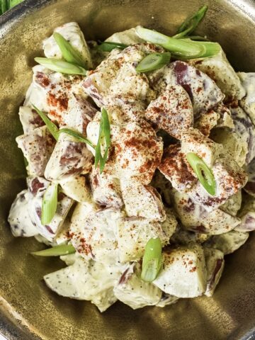 red potato salad.