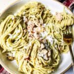 tuna pesto pasta featured image.