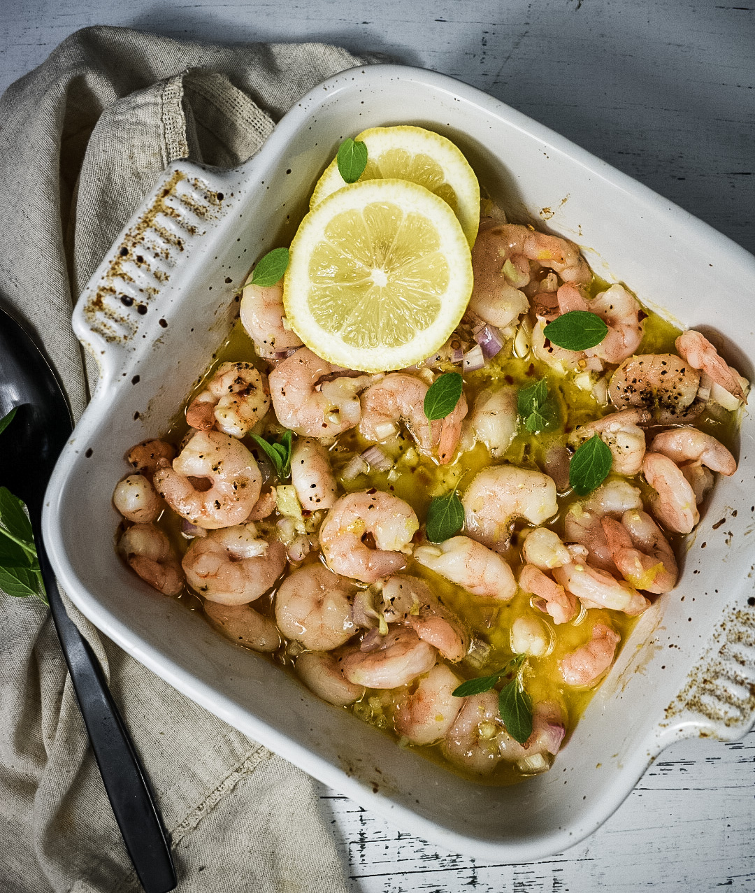 Oven Baked Shrimp Scampi - Meghan It Up