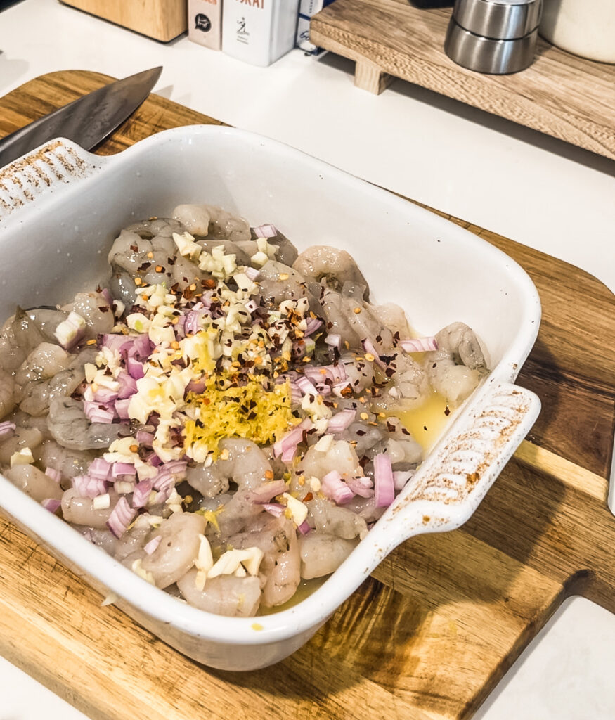 Oven Baked Shrimp Scampi - Meghan It Up