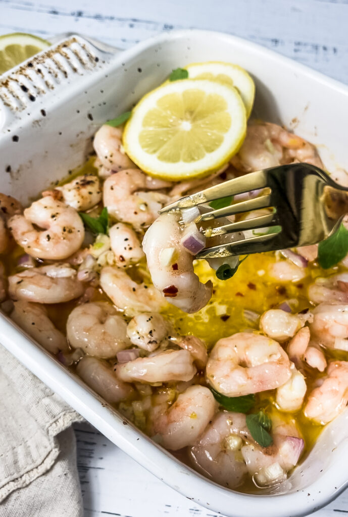 Oven Baked Shrimp Scampi - Meghan It Up