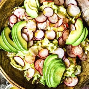 radish green salad featured image.