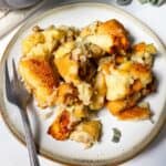 chicken sausage stuffing featured image.