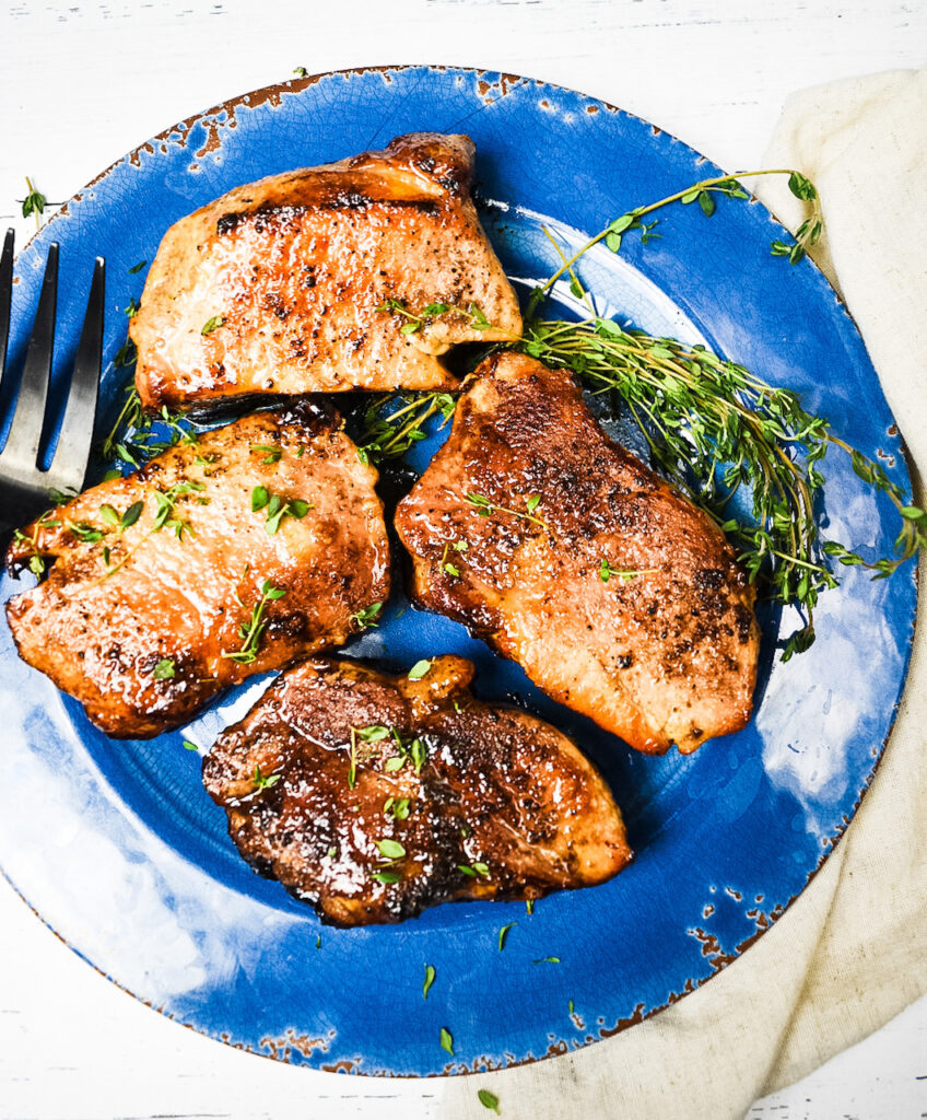 Honey Glazed Baked Pork Chops