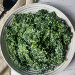three ingredient creamed spinach