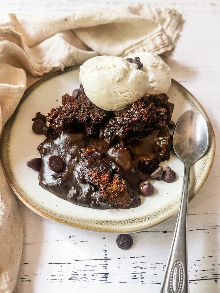 Crockpot Chocolate Lava Cake