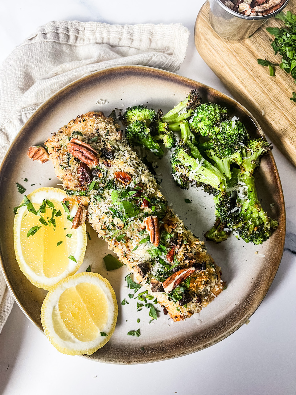 Honey Mustard Pecan Salmon Meghan It Up