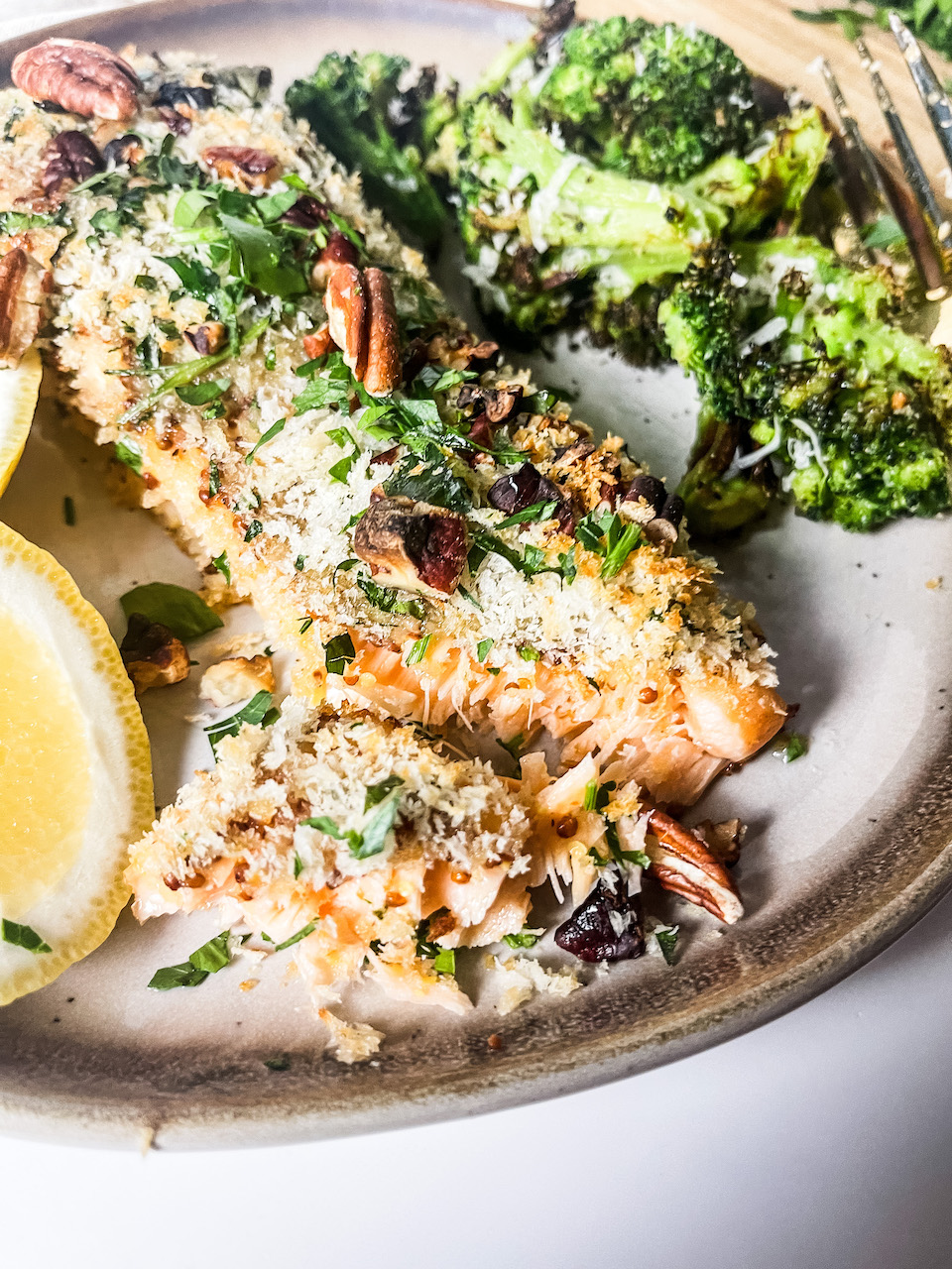 Honey Mustard Pecan Salmon Meghan It Up