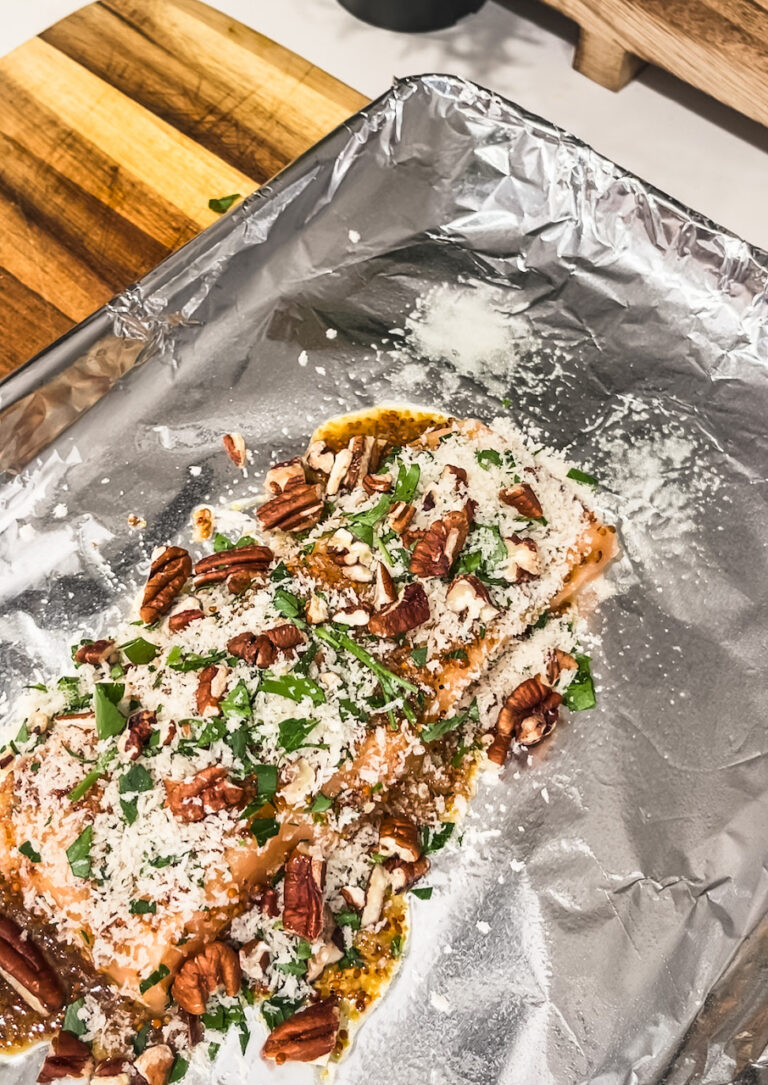 Honey Mustard Pecan Salmon Meghan It Up