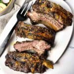 featured image smoked beef ribs.