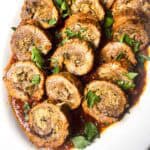 featured image for authentic italian braciole recipe.