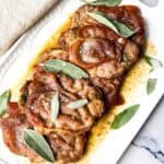 featured image for pork saltimbocca.