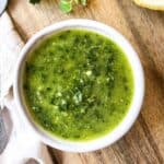 featured image for Salmoriglio Sauce.