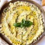 garlic artichoke dip featured image.