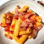 Rigatoni all amatriciana featured image.