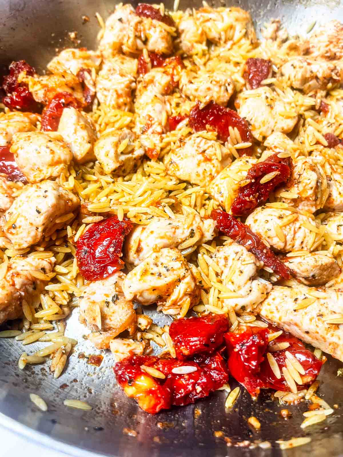 Toasted orzo.