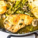 Chicken with Mushroom and Asparagus featured image.