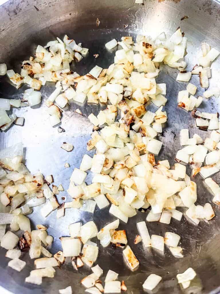 Sauteed onions.
