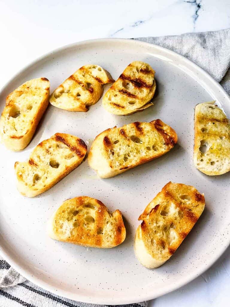 Grilled bread.