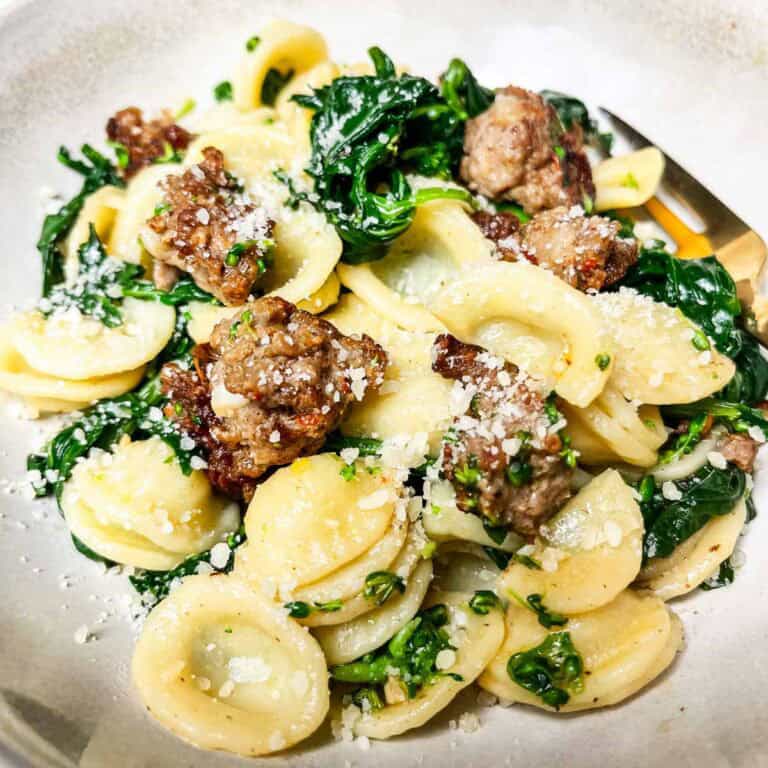 Meghan Rabe Orecchiette alla Pugliese (Pasta with Broccoli Rabe) - Meghan It Up