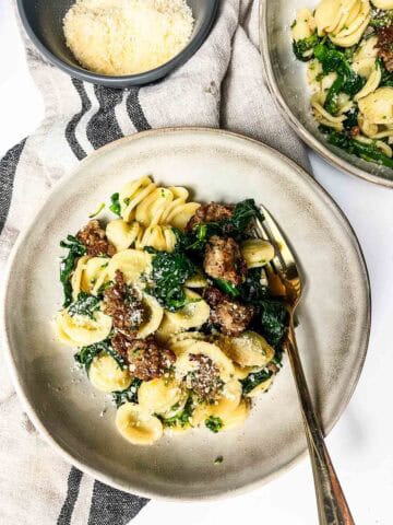 Meghan Rabe Orecchiette alla Pugliese (Pasta with Broccoli Rabe) - Meghan It Up