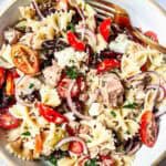 Tuna Pasta Salad (No Mayo) featured image.