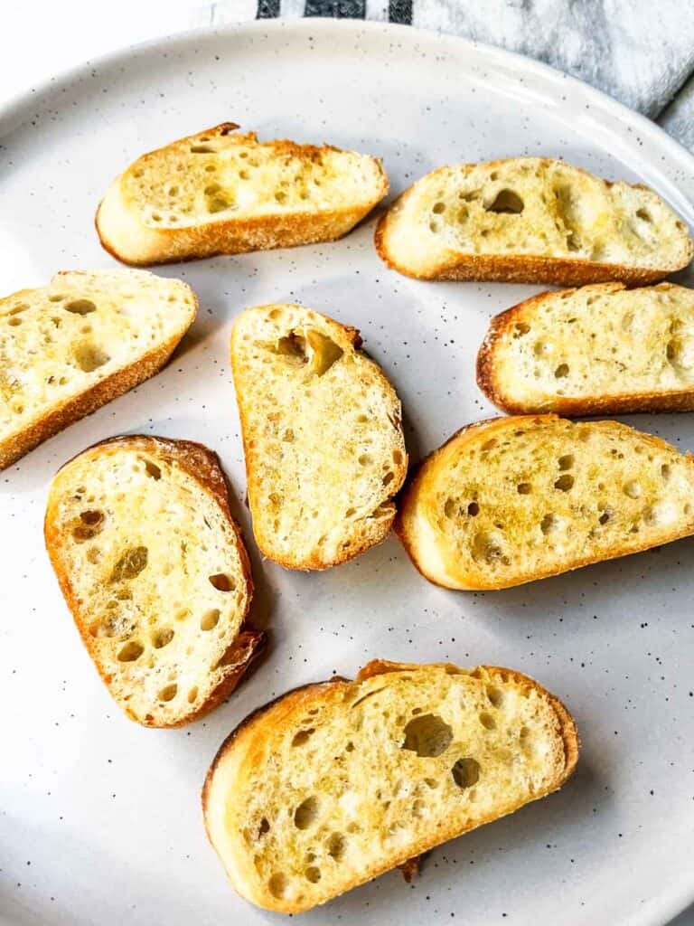 Grilled bread.