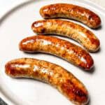 Oven Baked Italian Sausages featured image.