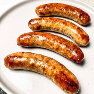 Oven Baked Italian Sausages featured image.