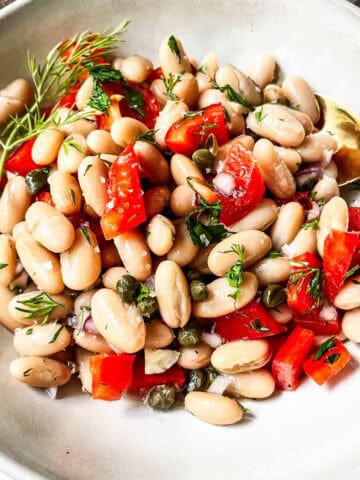 Tuscan Bean Salad featured image.