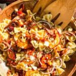 Pasta Salad with Peaches & Bacon hidden pin.