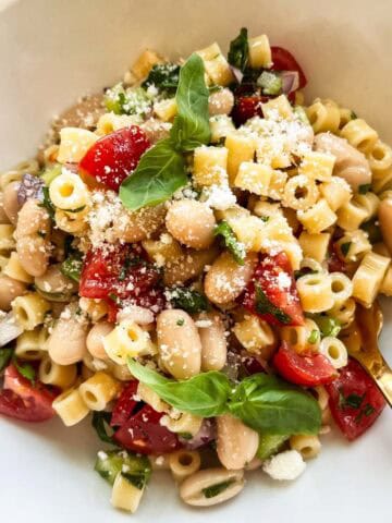 Bean Pasta Salad featured image.