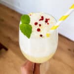 Lemon Italian Soda Float.