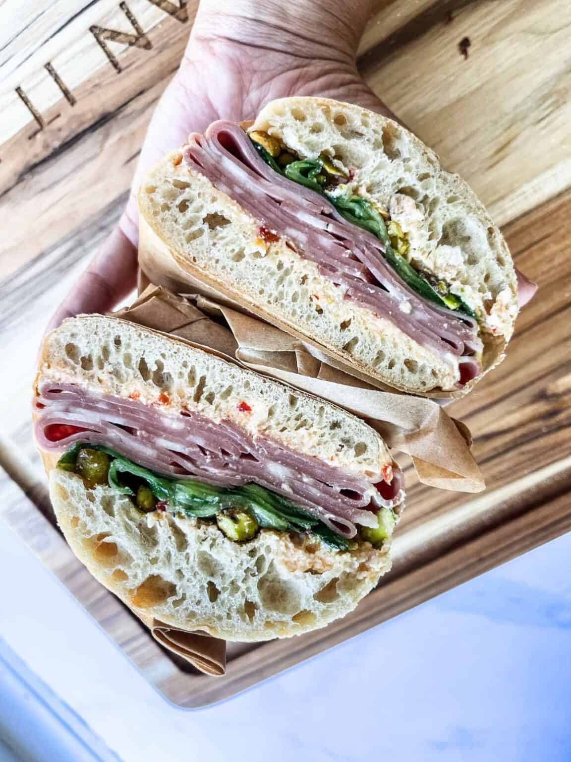 mortadella-sandwich-with-ricotta-pistachios-meghan-it-up