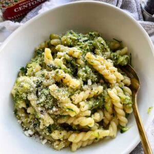 Zucchini Butter Pasta featured image.