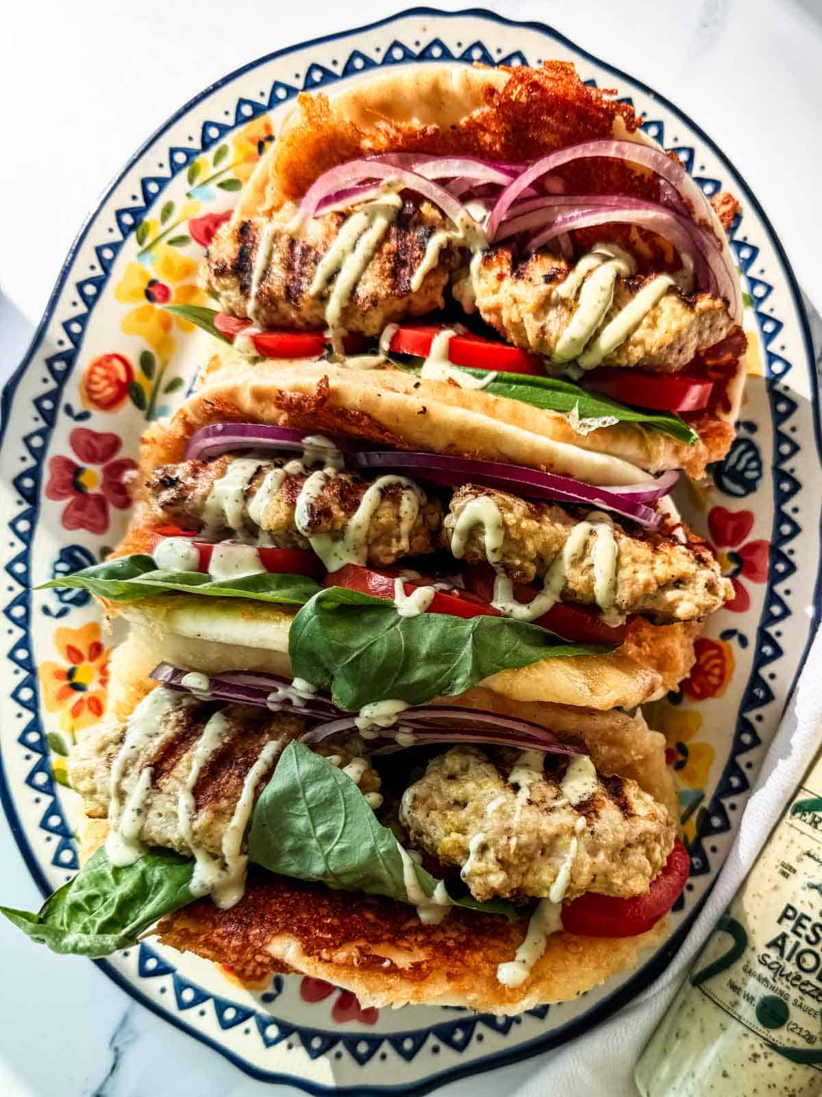 Piadina Wrap served.