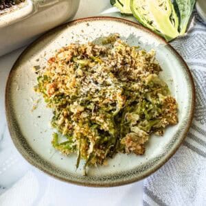 Warm Brussels Caesar Bake featured image.