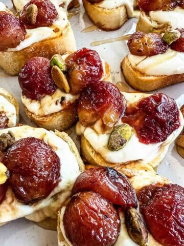 Roasted Grape Crostini featured image.