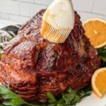 Apricot Jam Glazed Ham featured image.
