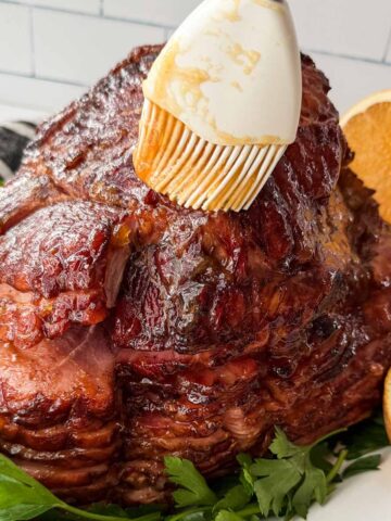 Apricot Jam Glazed Ham featured image.